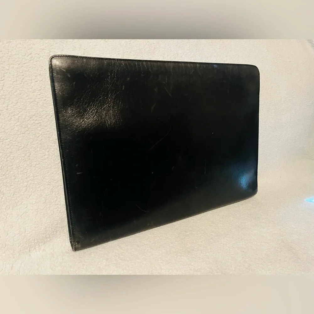 Bally Black Leather Large Clutch/Organizer - Picture 8 of 11